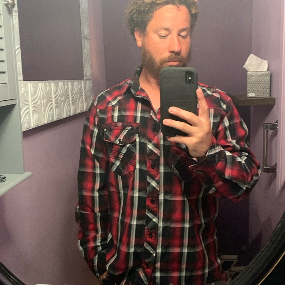 HELIX athletic fit size large casual dress shirt